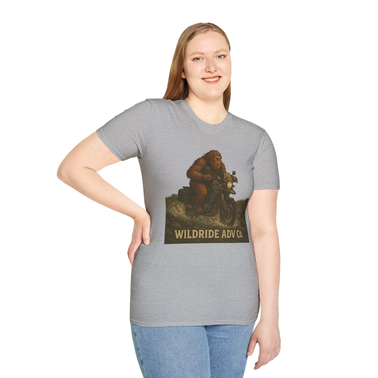 Bigfoot Adventure T-Shirt, Motorcycle