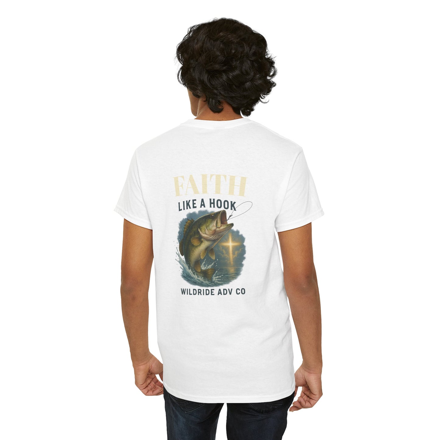 Faith Like a Hook - Bass Fishing Tee,