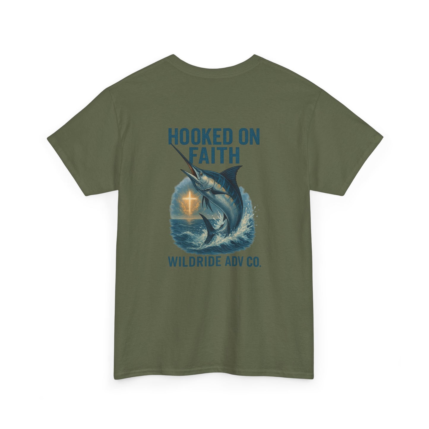 Hooked on Faith Marlin Fishing Tee