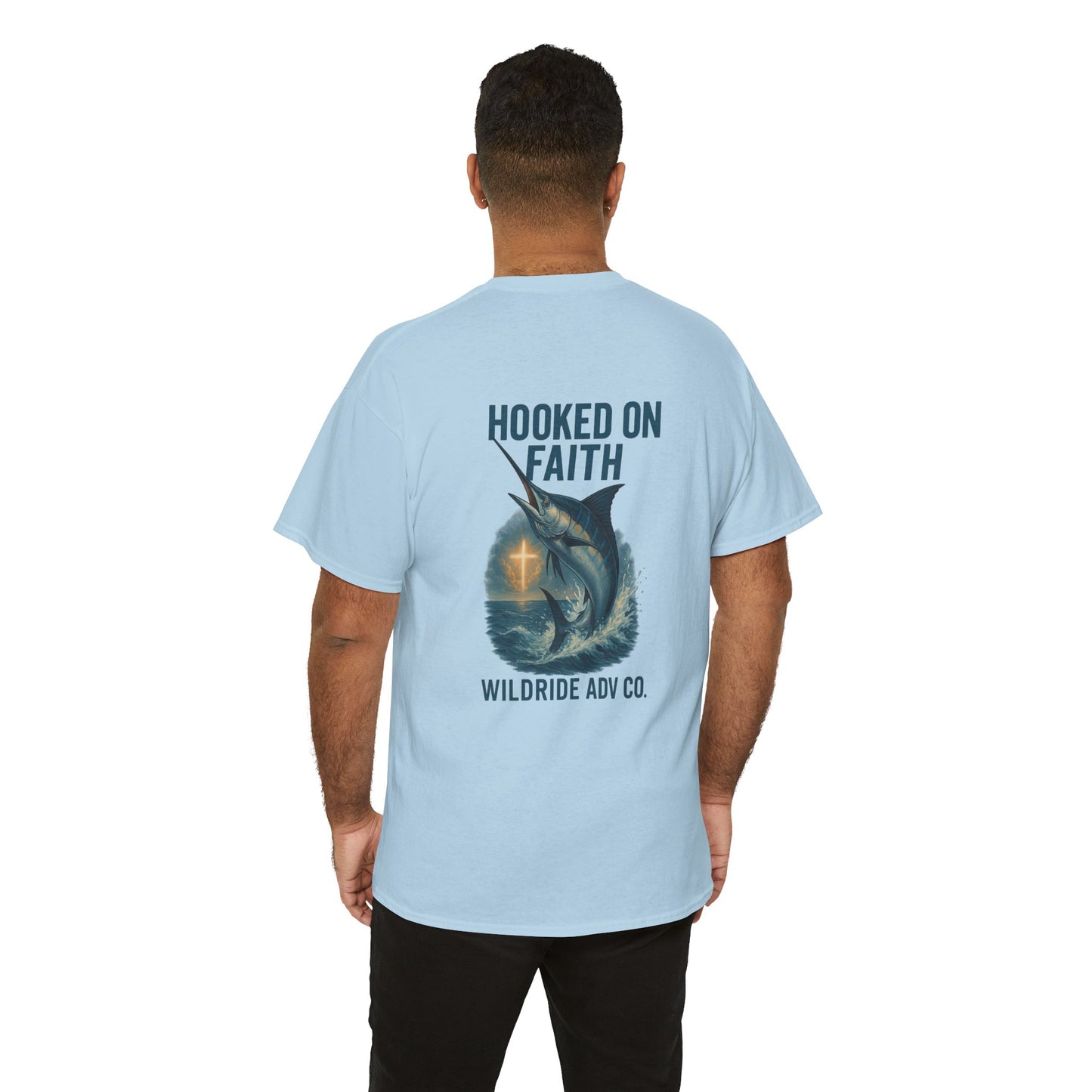 Hooked on Faith Marlin Fishing Tee