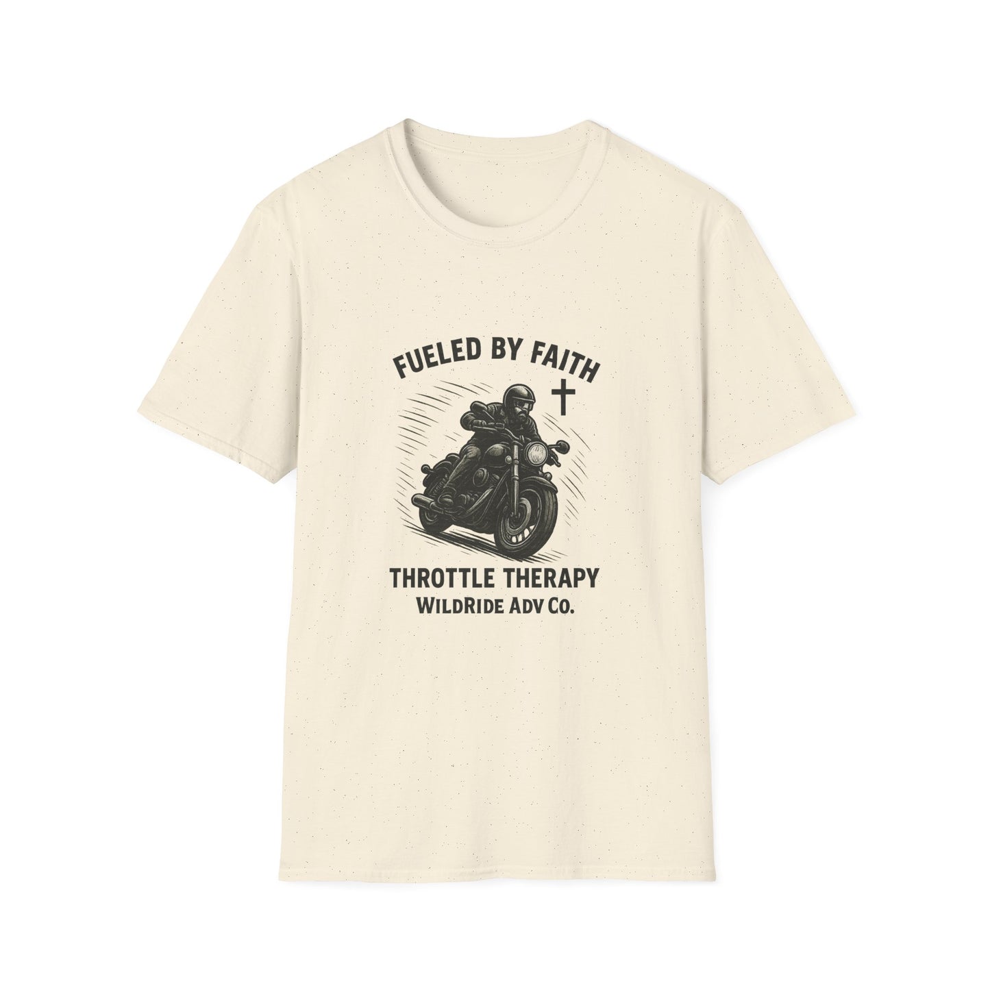 Fueled By Faith Tee, Cruiser Motorcycle