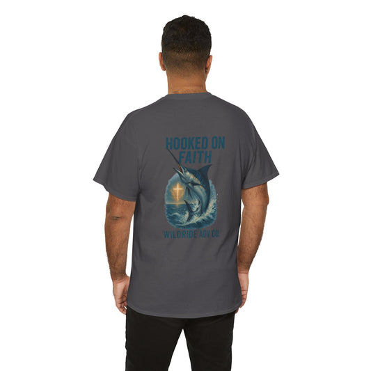 Hooked on Faith Marlin Fishing Tee