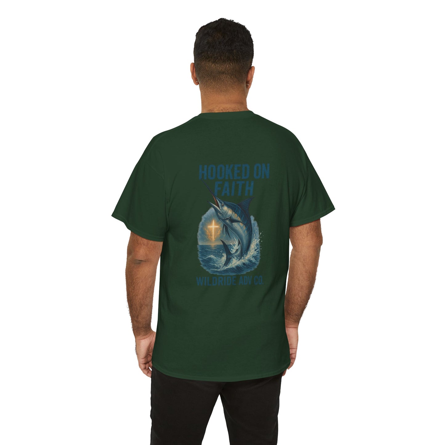 Hooked on Faith Marlin Fishing Tee