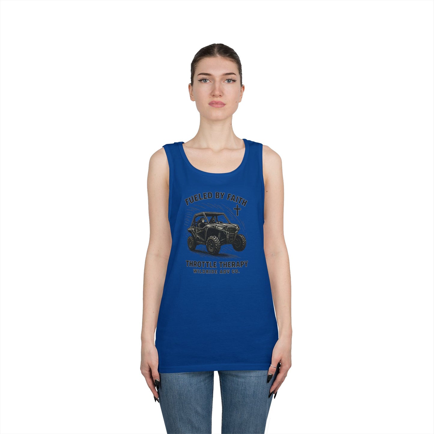 Tank Top - Fueled by Faith, Off-Roading Enthusiasts