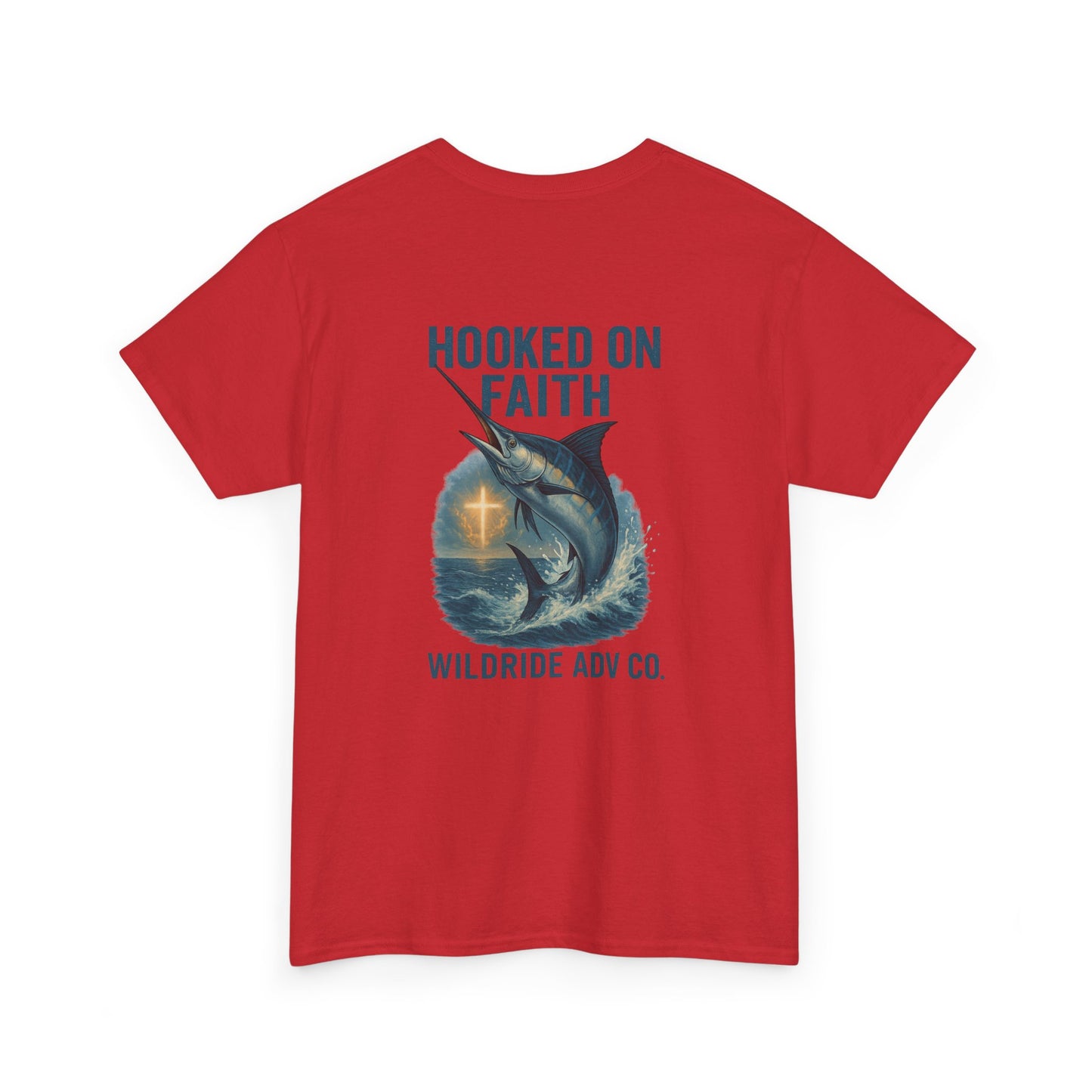 Hooked on Faith Marlin Fishing Tee