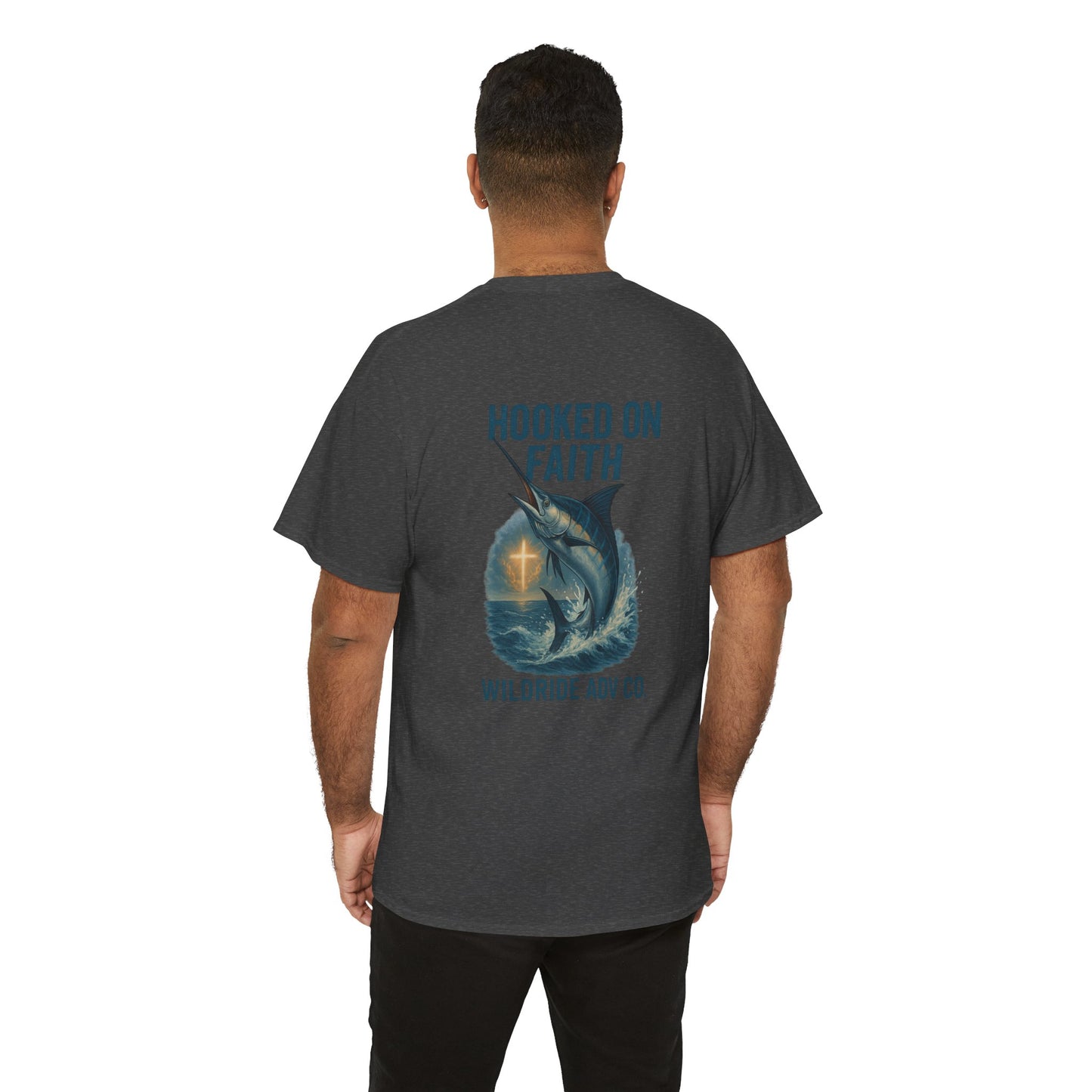 Hooked on Faith Marlin Fishing Tee