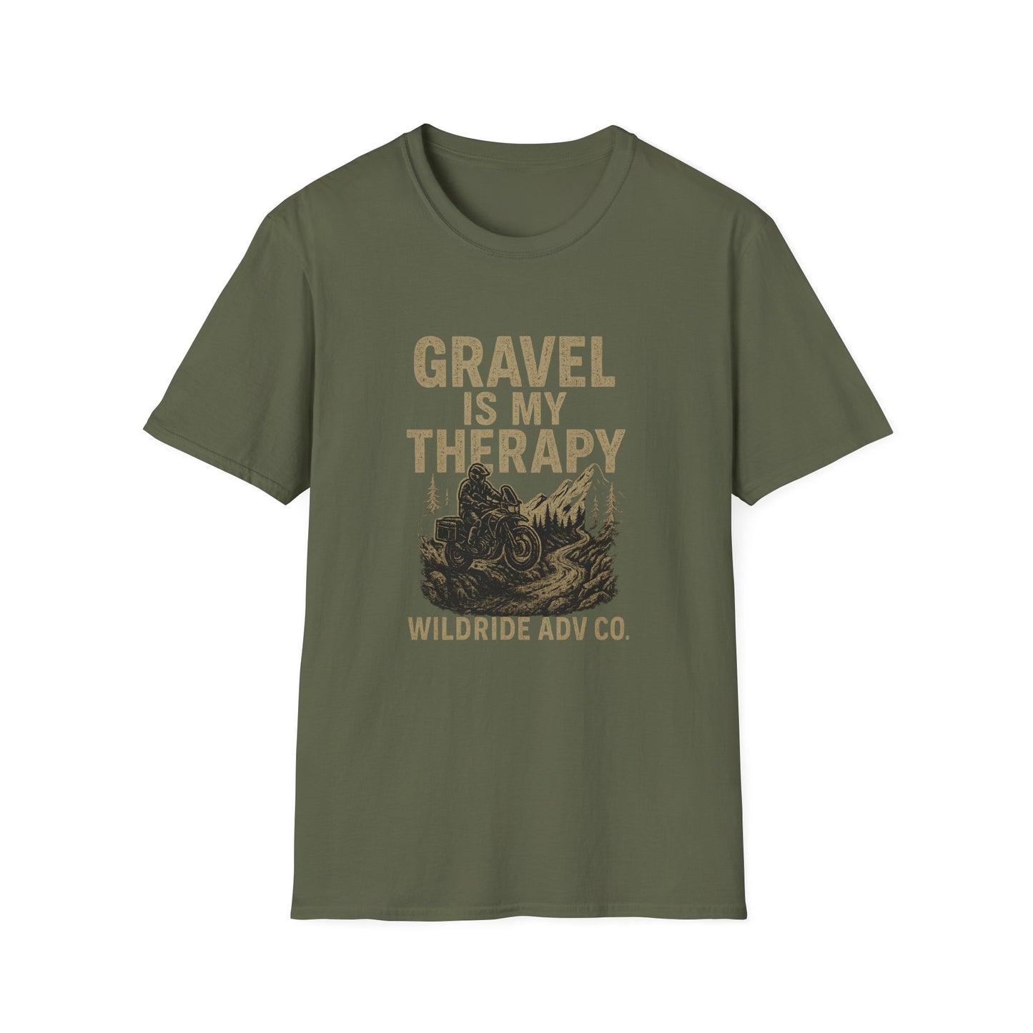 Gravel Is My Therapy Softstyle T-Shirt.