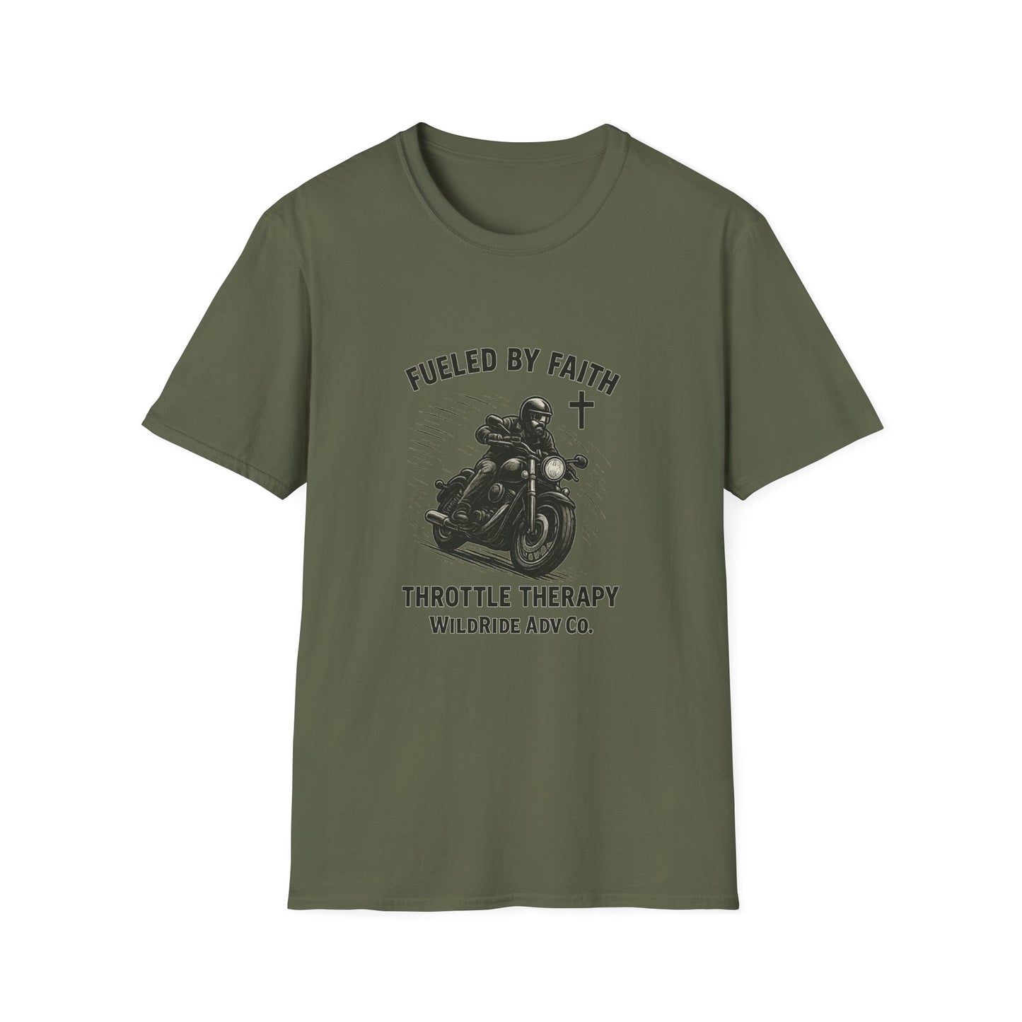 Fueled By Faith Tee, Cruiser Motorcycle