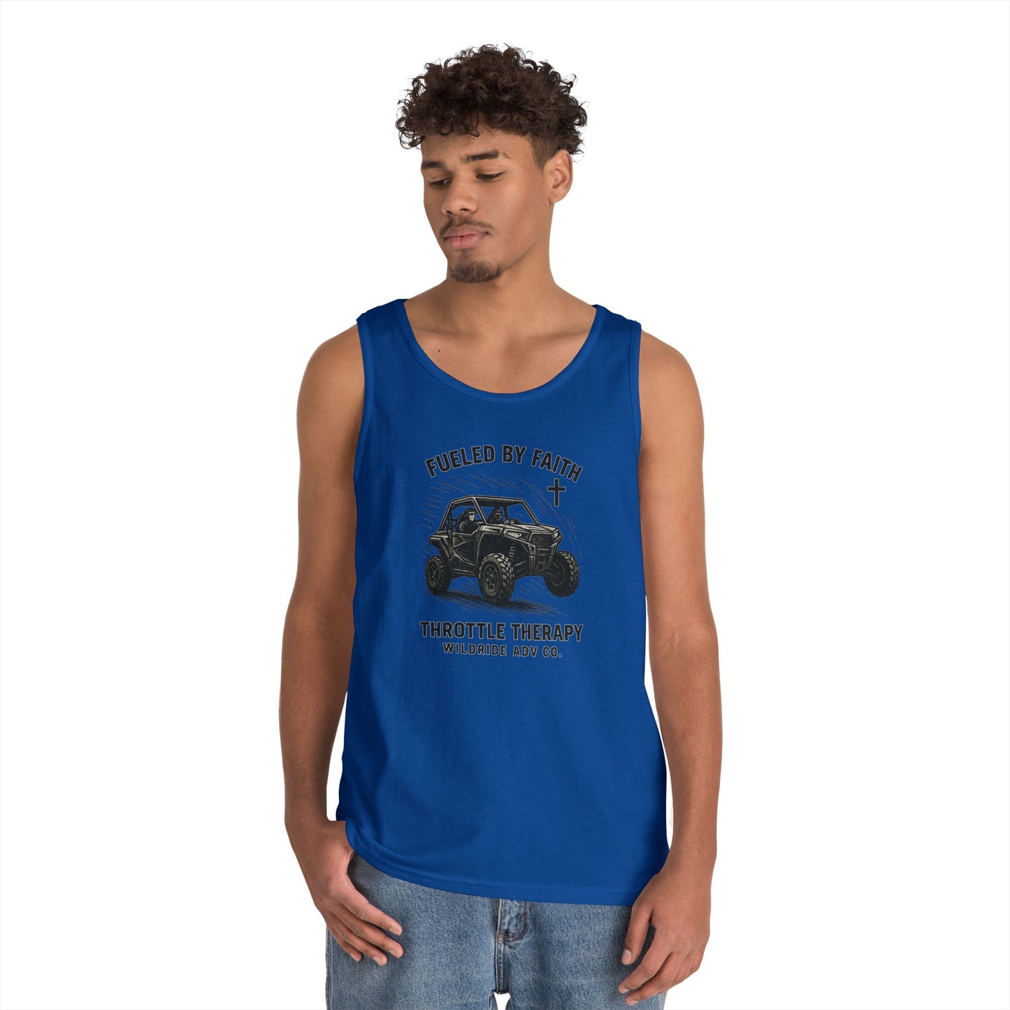Tank Top - Fueled by Faith, Off-Roading Enthusiasts