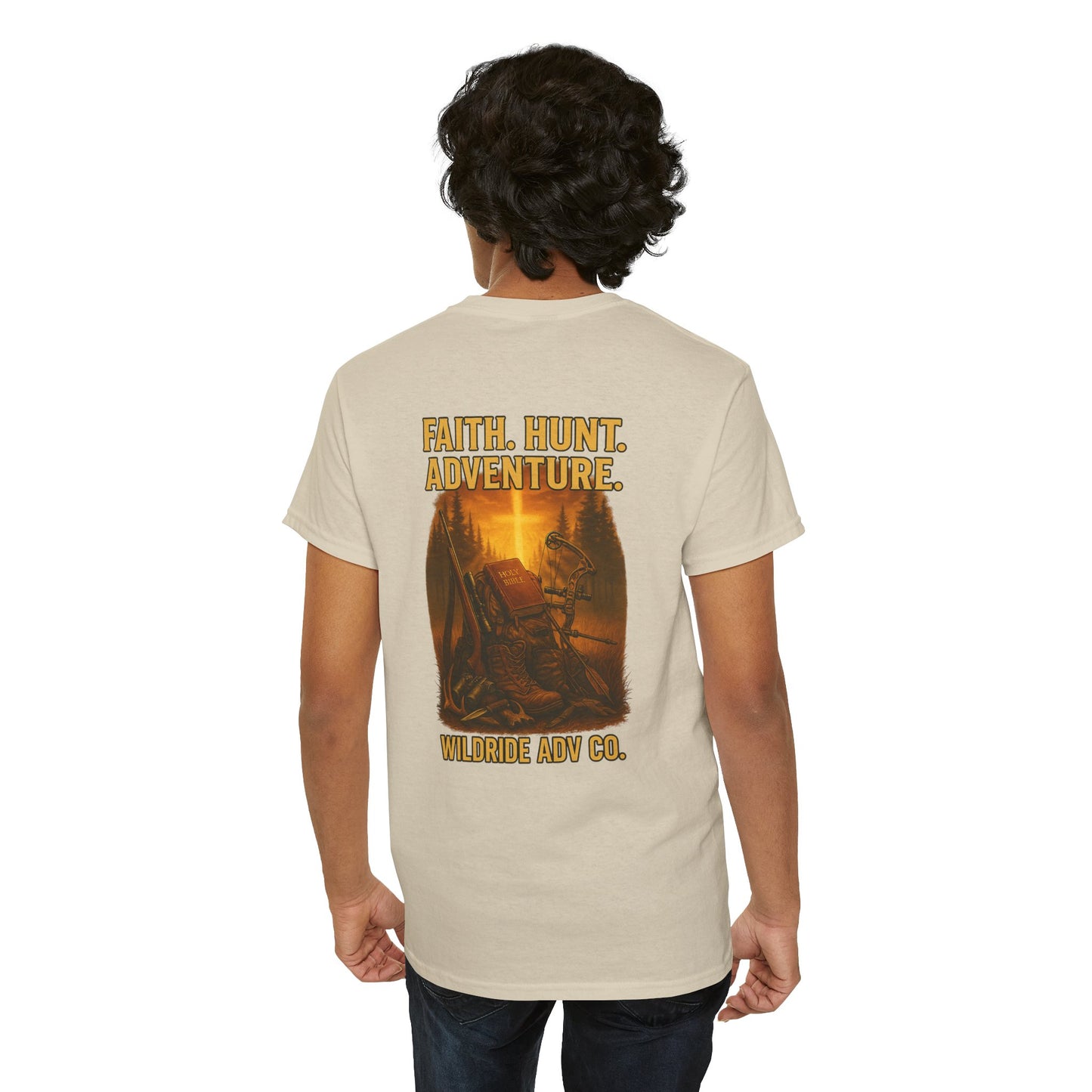 Faith. Hunt. Adventure. Inspirational Tee