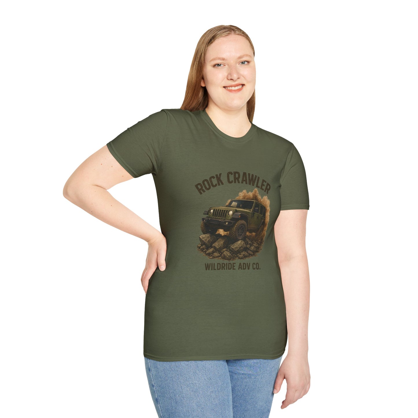 T-Shirt - Rock Crawler Jeep Design - WildRide ADV Co