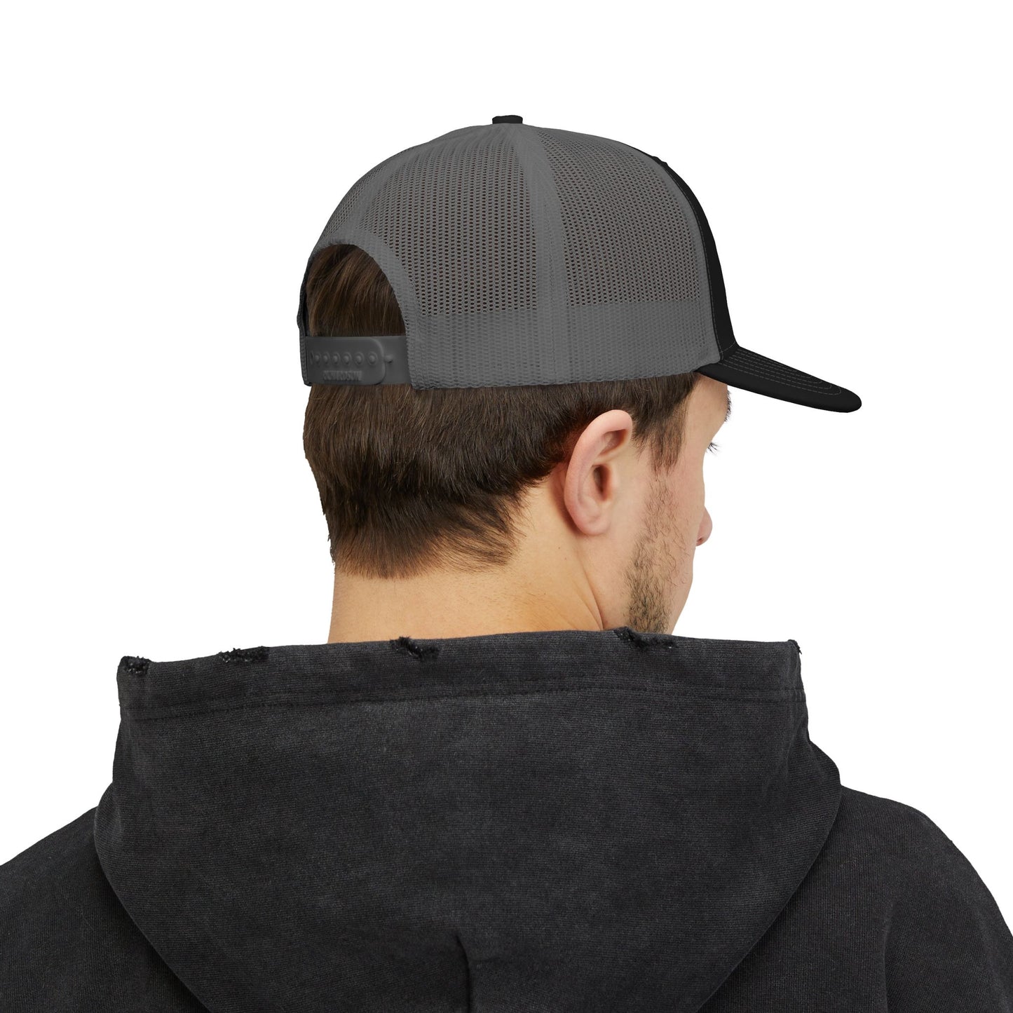 No Pavement Needed Embroidered Snapback Trucker Cap