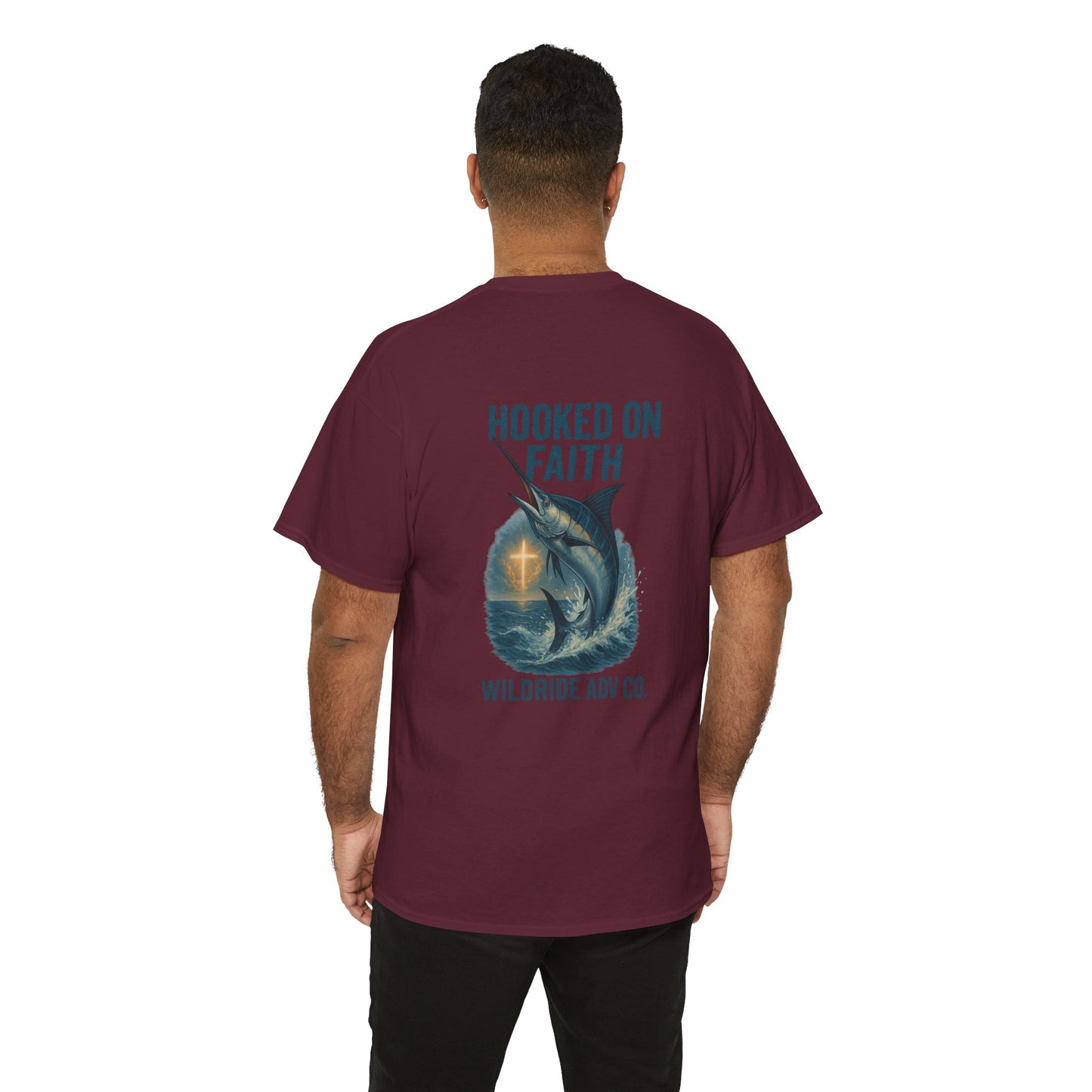 Hooked on Faith Marlin Fishing Tee