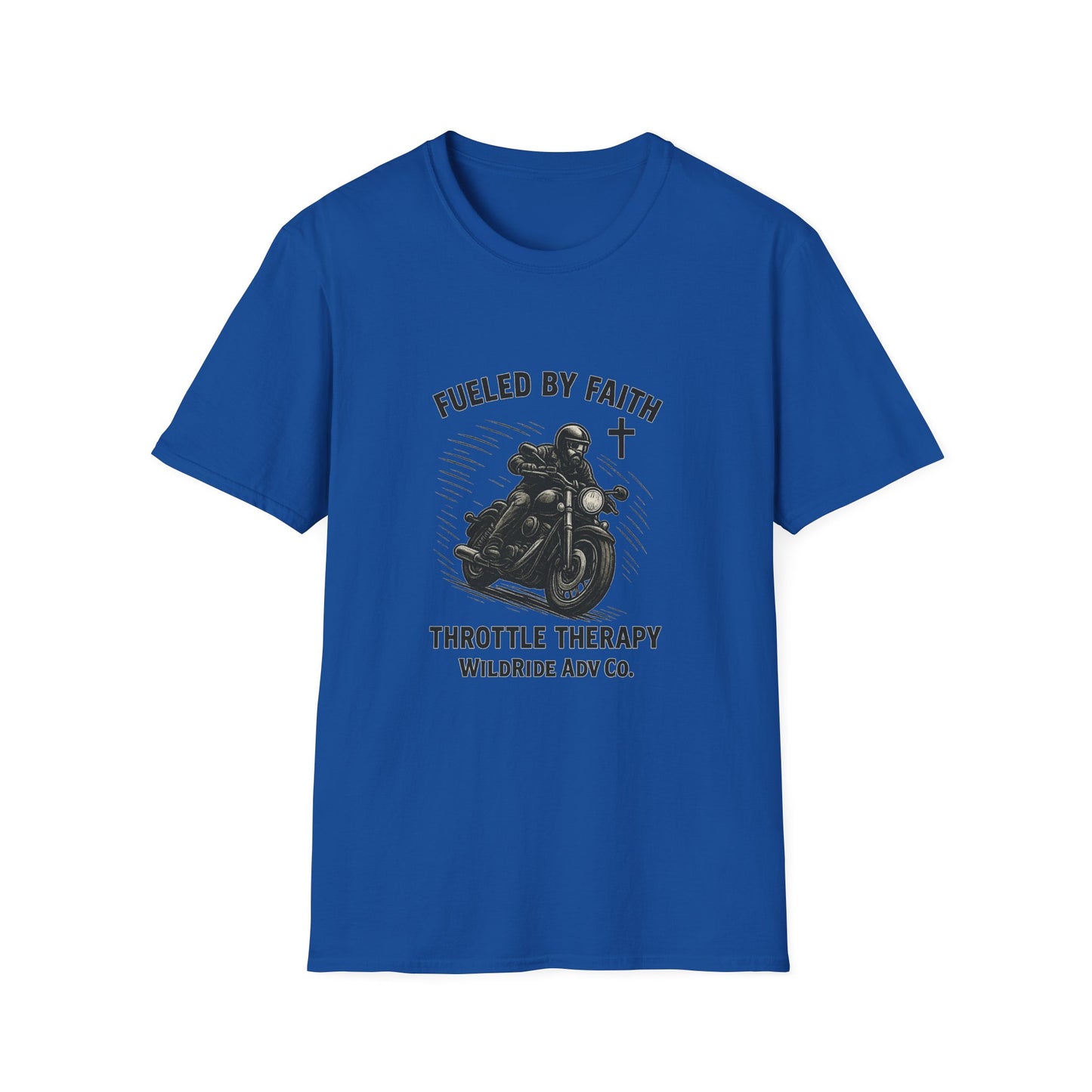 Fueled By Faith Tee, Cruiser Motorcycle