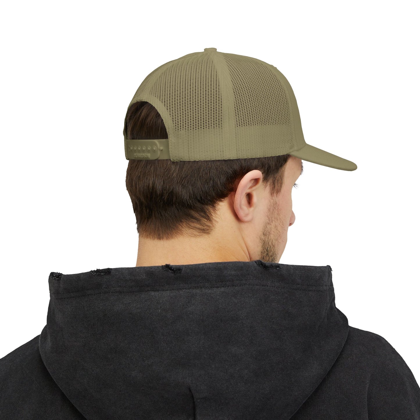 No Pavement Needed Embroidered Snapback Trucker Cap
