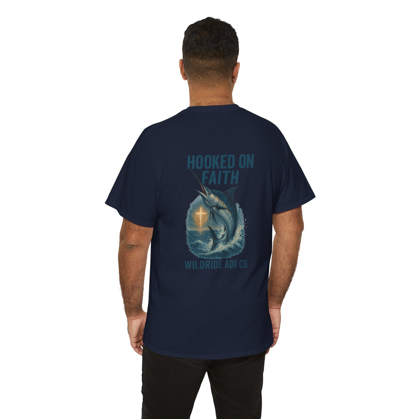 Hooked on Faith Marlin Fishing Tee