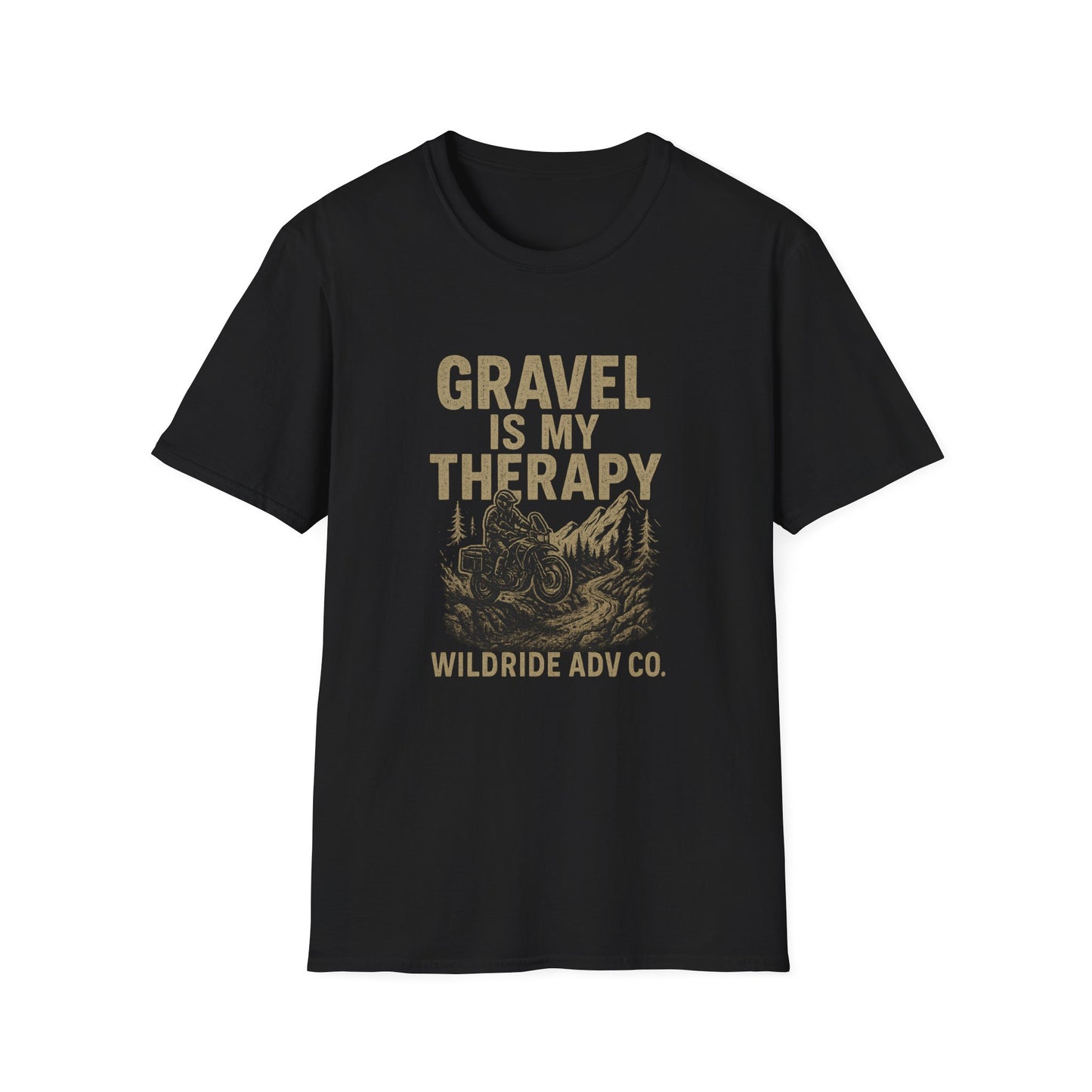 Gravel Is My Therapy Softstyle T-Shirt.