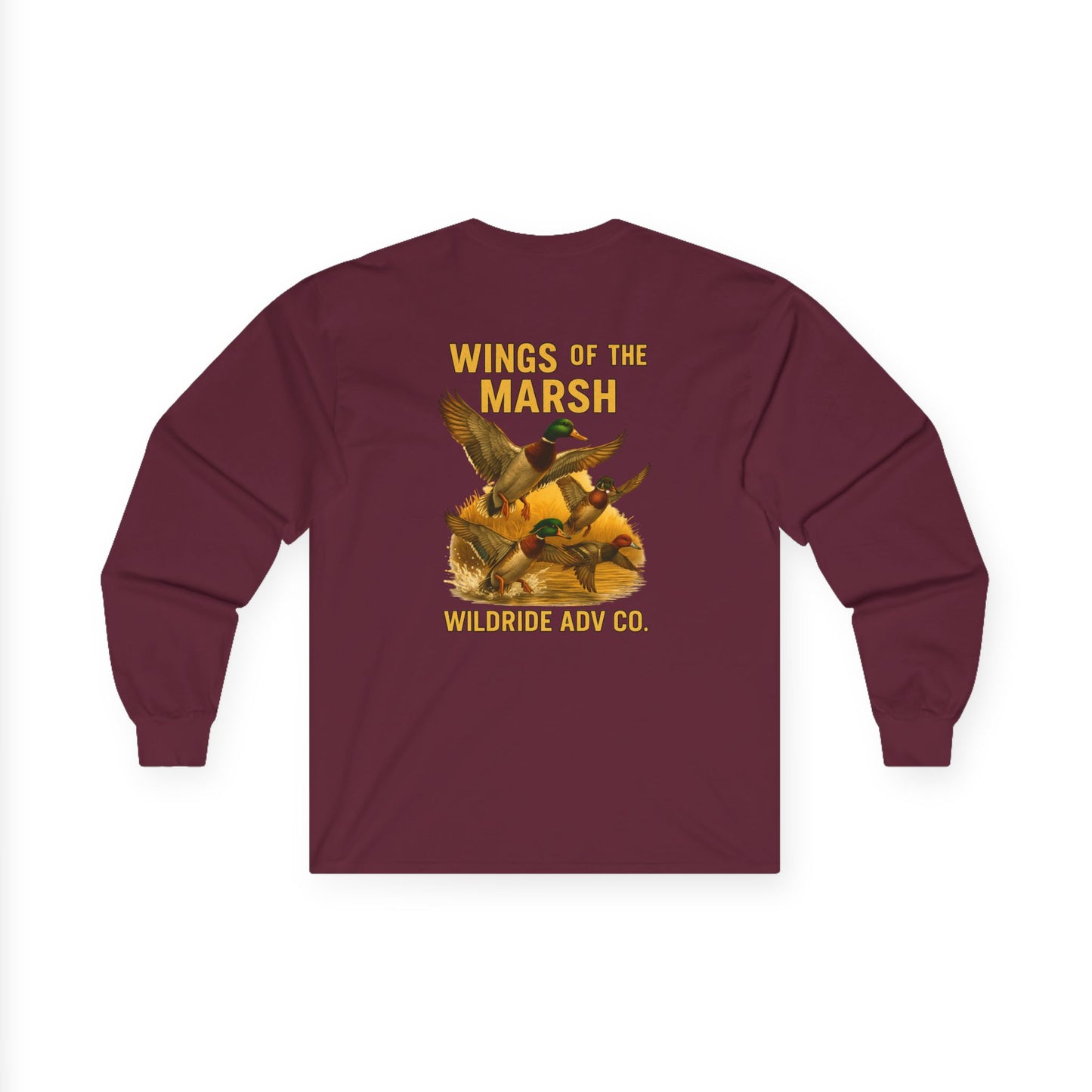 Wings of the Marsh Long Sleeve Tee, Wildlife Adventure Wear