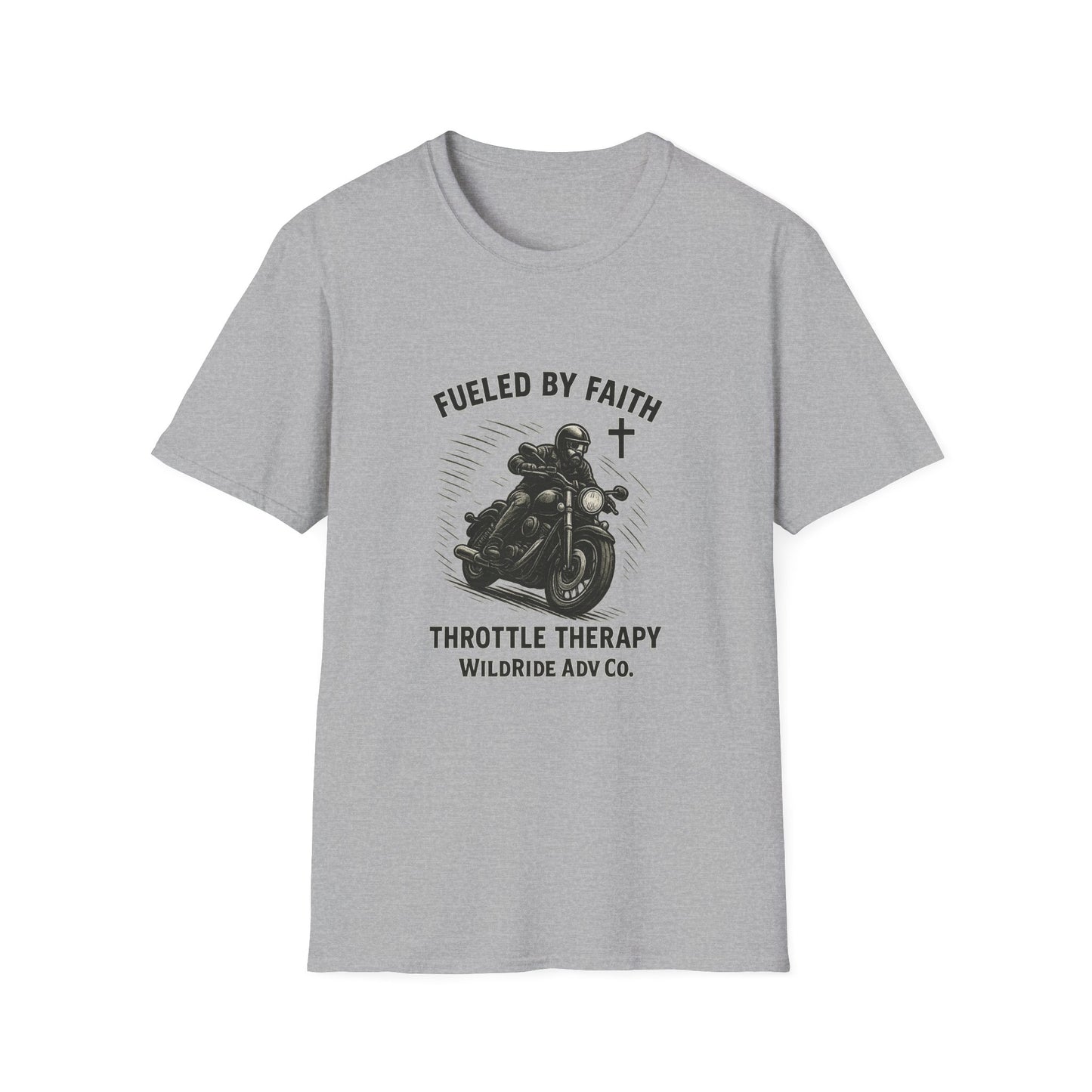 Fueled By Faith Tee, Cruiser Motorcycle