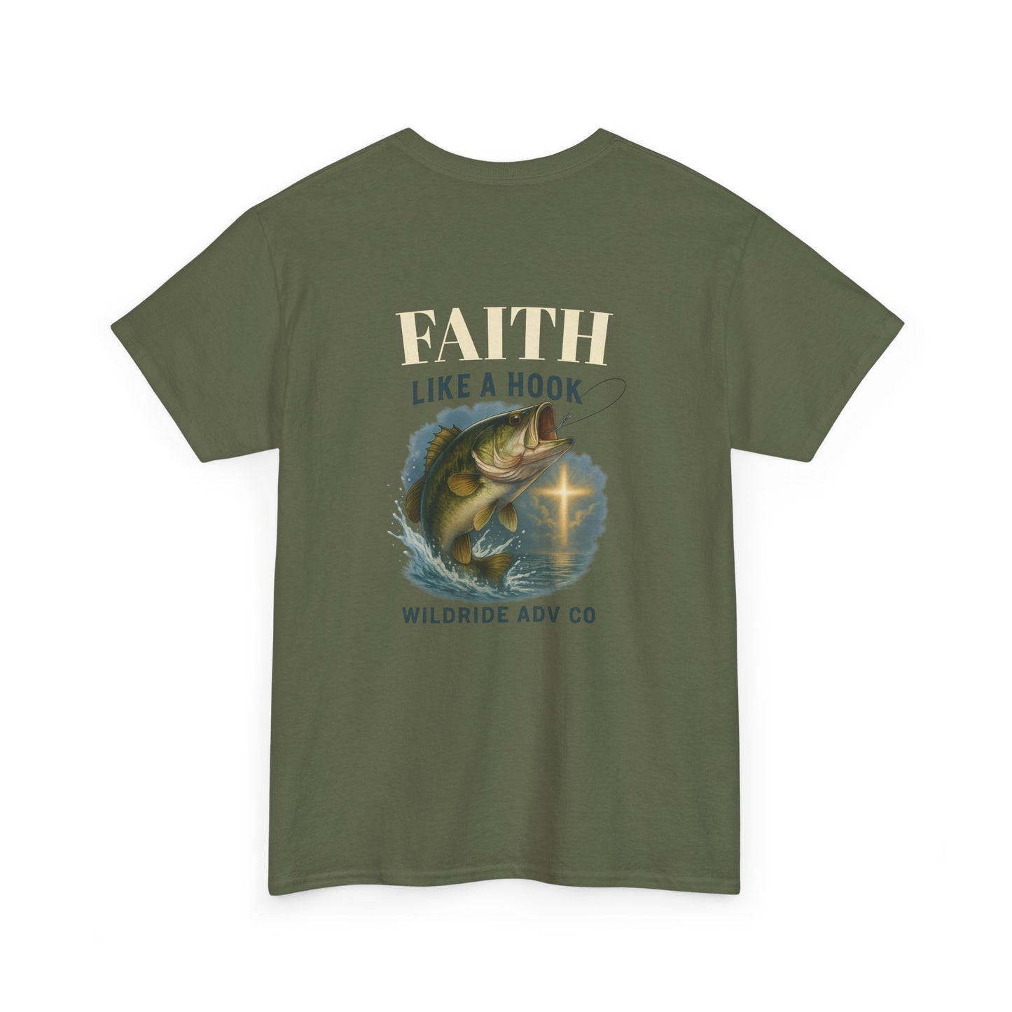 Faith Like a Hook - Bass Fishing Tee,