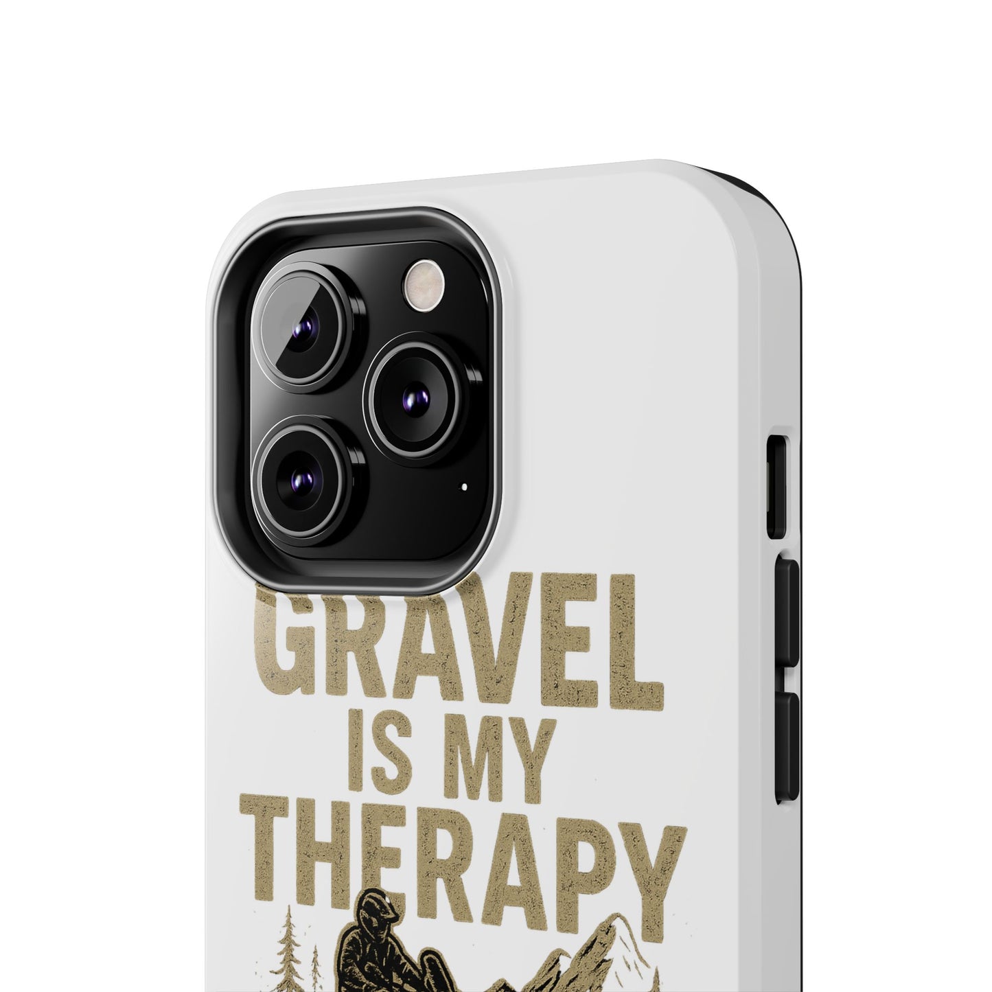 Gravel Therapy Phone Case, Tough Motorcycle Phone Cover, Adventure Gift, Off-Road Enthusiast Accessory, Stylish Biker Case