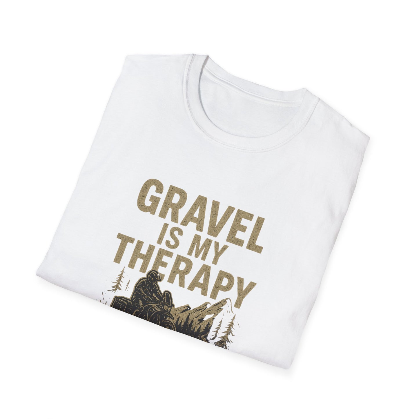 Gravel Is My Therapy Softstyle T-Shirt.
