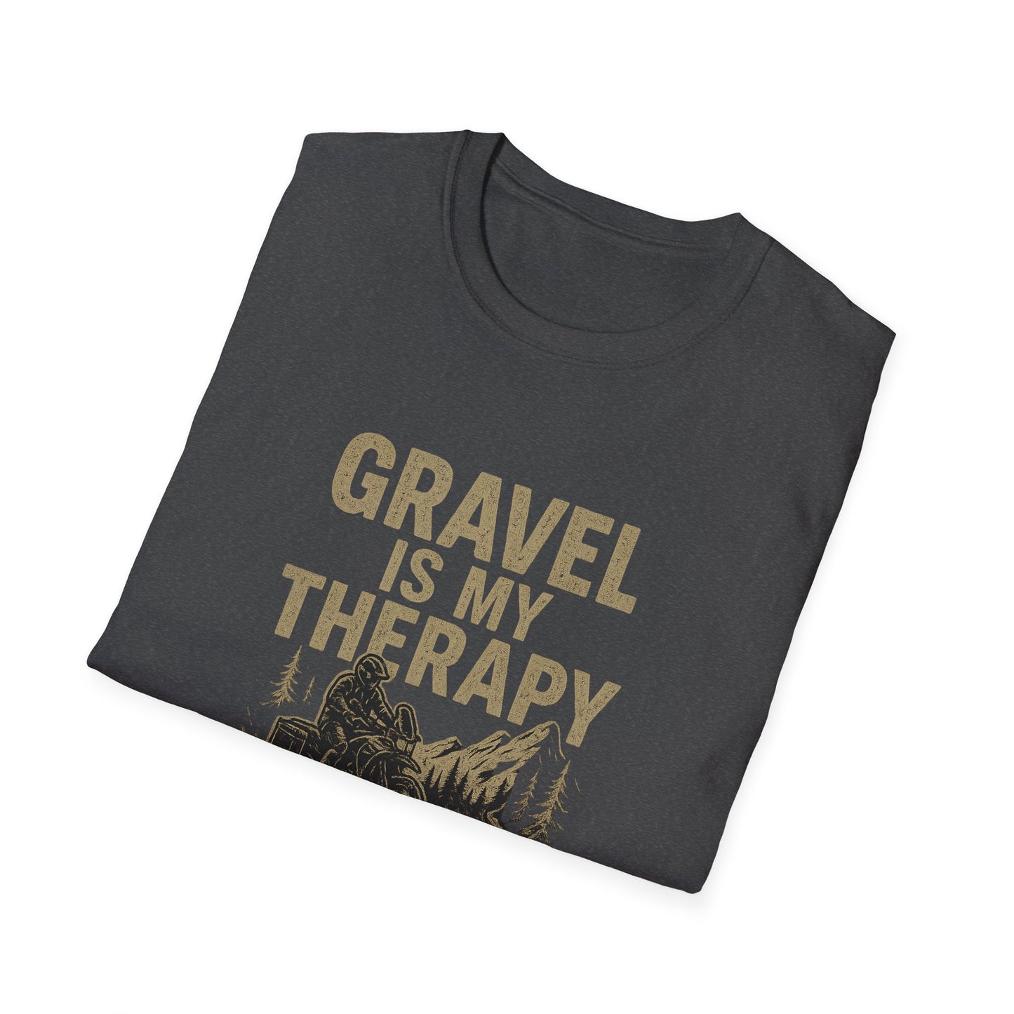 Gravel Is My Therapy Softstyle T-Shirt.