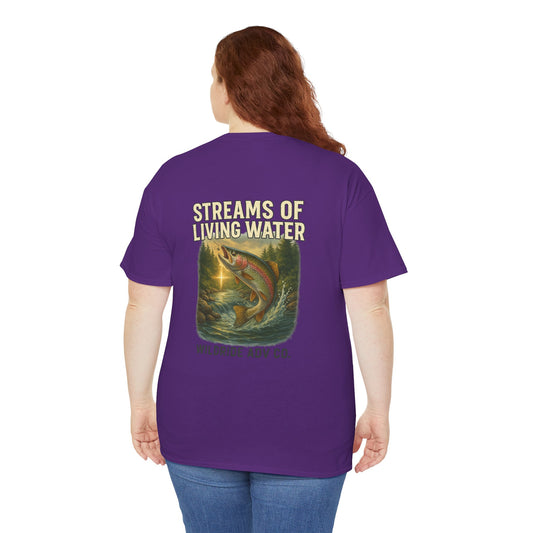 Vintage Outdoor Fishing Tee - Streams of Living Water