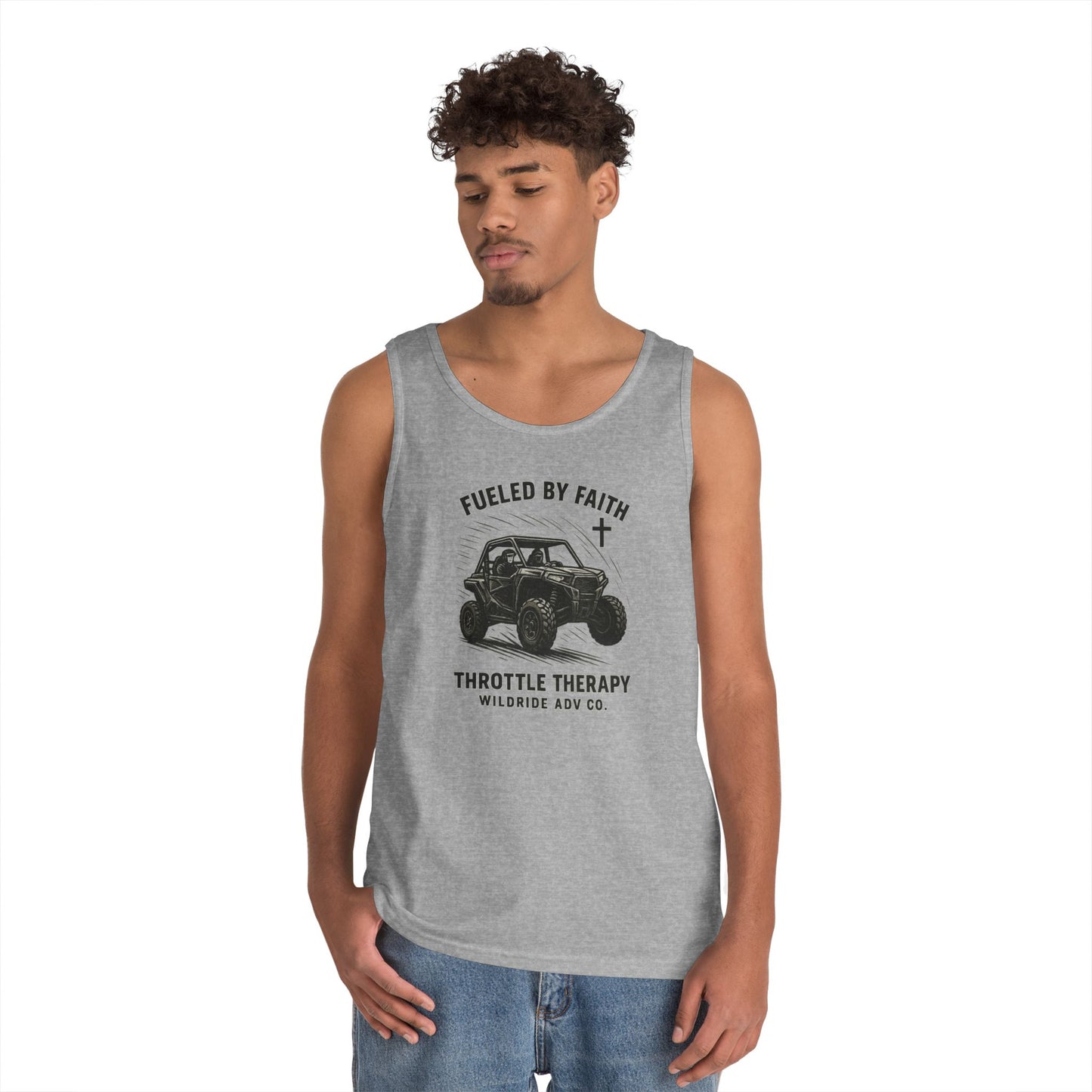 Tank Top - Fueled by Faith, Off-Roading Enthusiasts