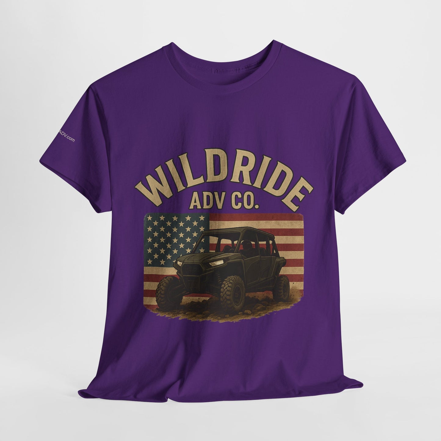 WildRide's Signature Off-Road Design, Patriotic Graphic Tee