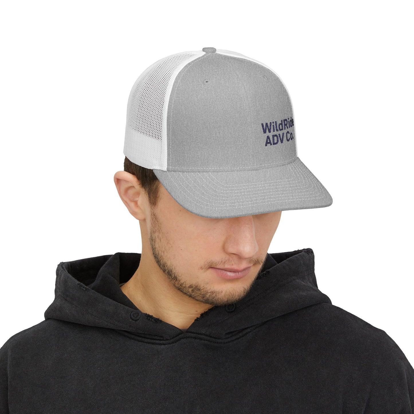 WildRide Embroidered Snapback Trucker Cap, Outdoor Cap, Adventure Hat, Casual Wear, Unique Gift, Summer Accessory