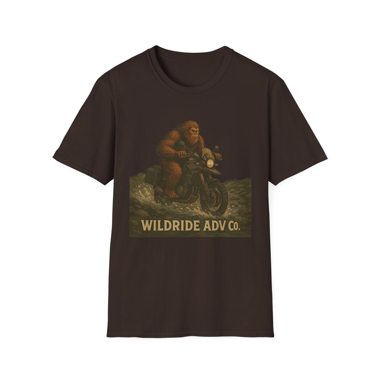 Bigfoot Adventure T-Shirt, Motorcycle