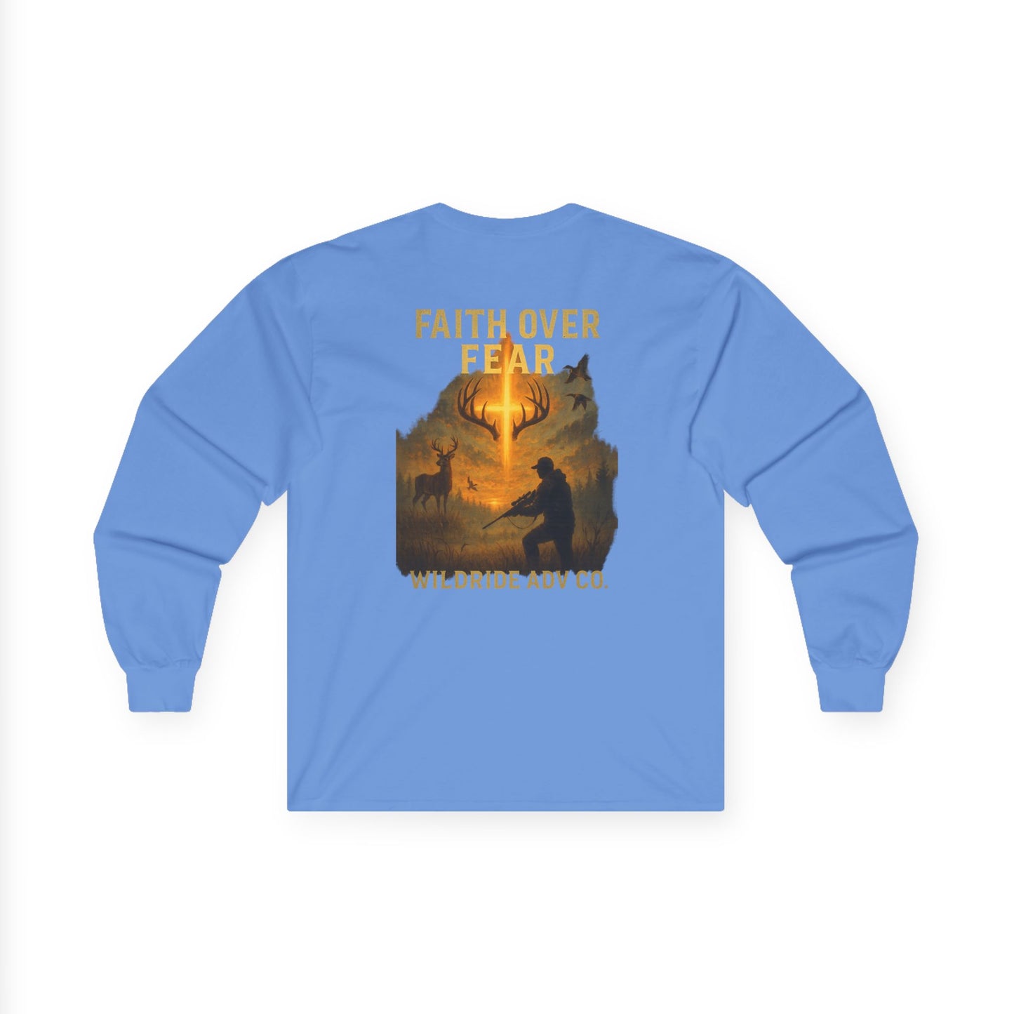 Faith Over Fear - Hunting Graphic Long Sleeve Tee