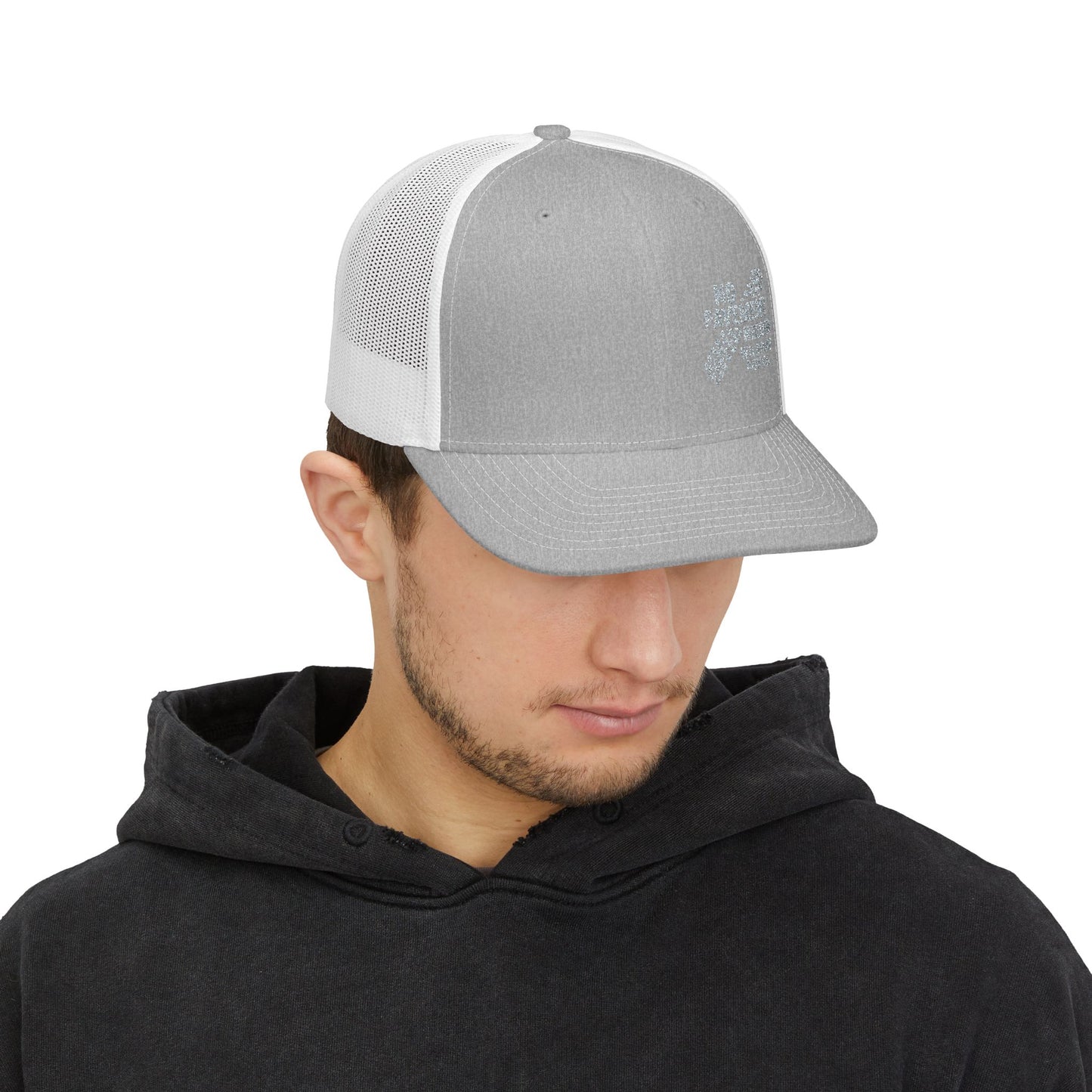 No Pavement Needed Embroidered Snapback Trucker Cap