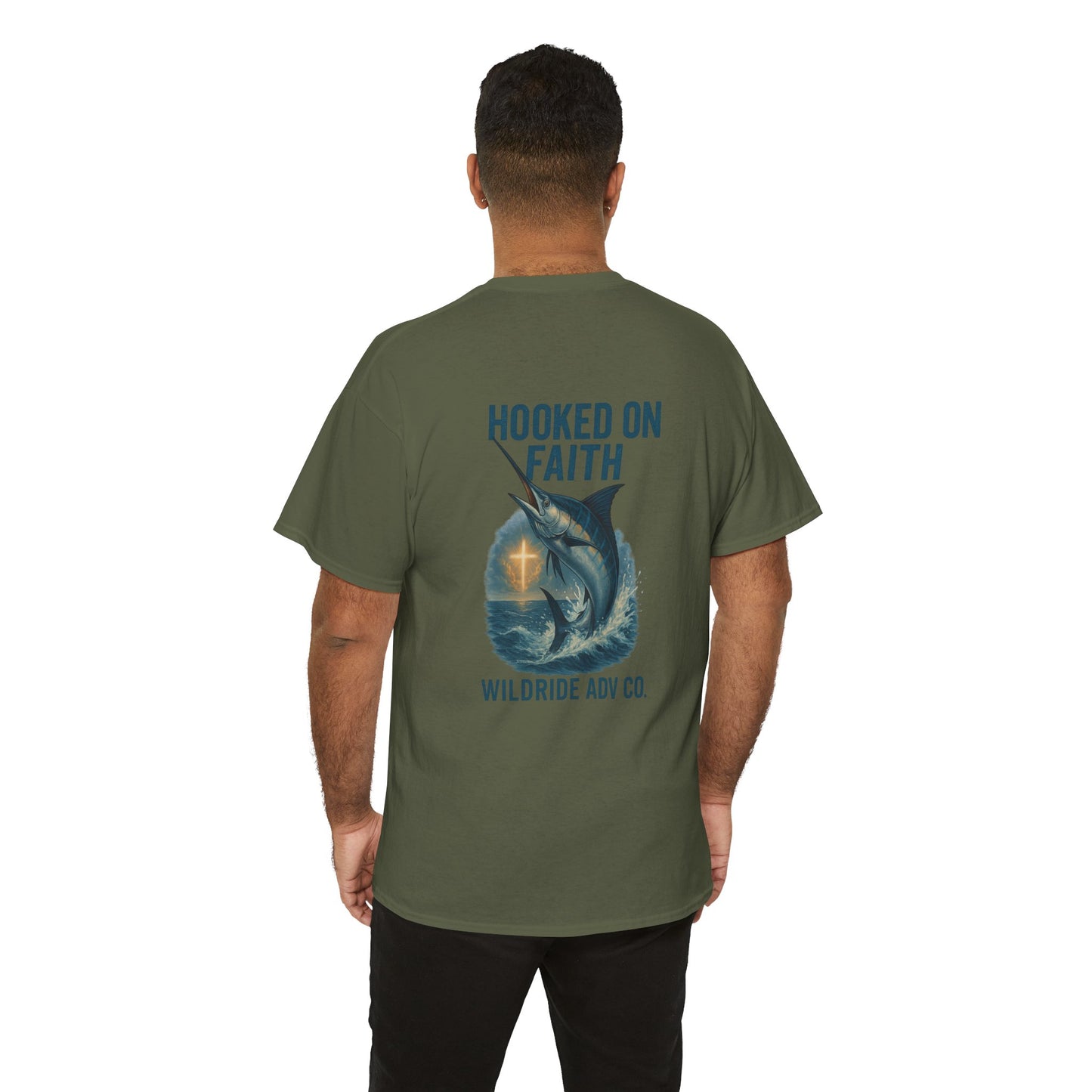 Hooked on Faith Marlin Fishing Tee