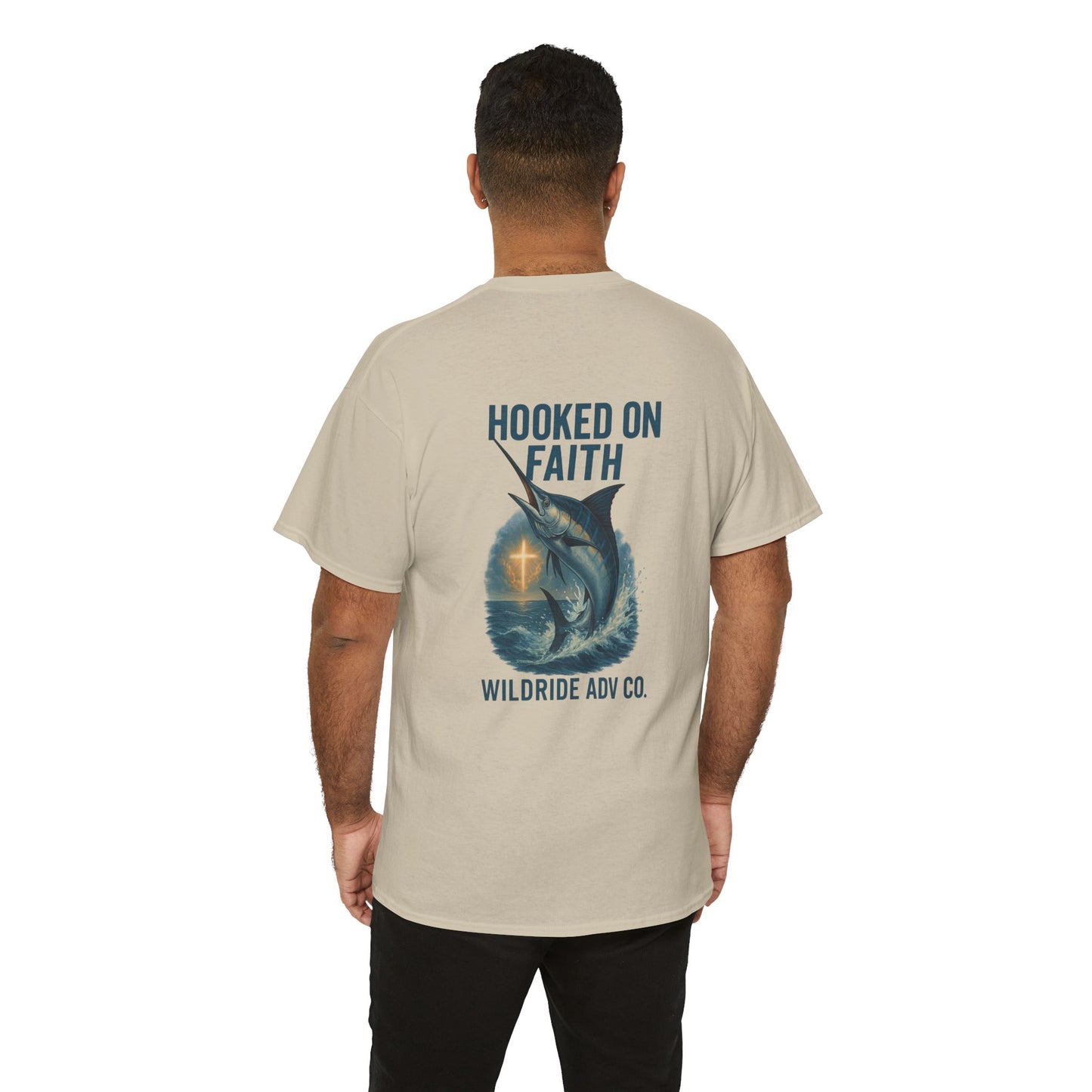 Hooked on Faith Marlin Fishing Tee