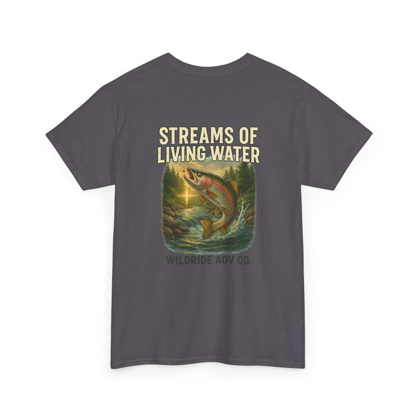 Vintage Outdoor Fishing Tee - Streams of Living Water