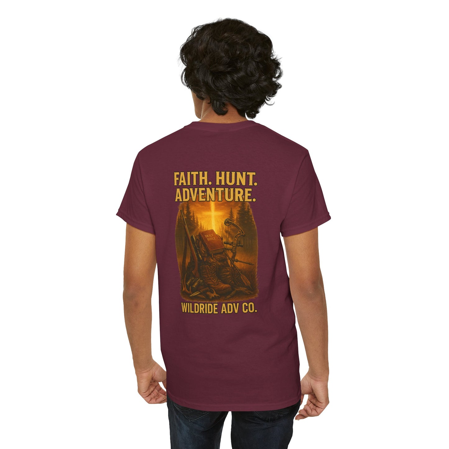 Faith. Hunt. Adventure. Inspirational Tee