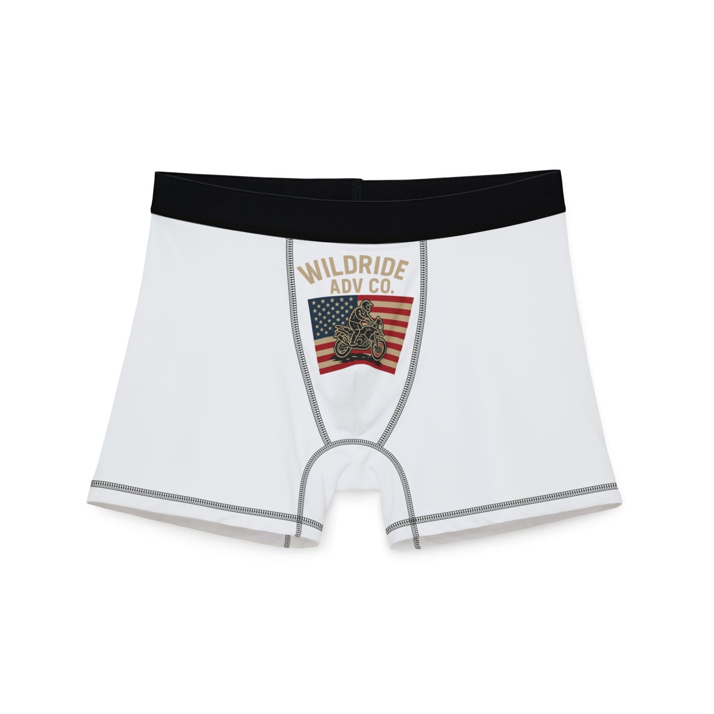 Men's Boxers with Wildride Adventure Co. Design, Comfortable Everyday Underwear, Gift for Him, Statement Boxers, Unique Men's Fashion, [...]