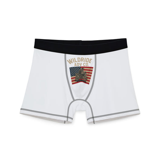 Men's Boxers with Wildride Adventure Co. Design, Comfortable Everyday Underwear, Gift for Him, Statement Boxers, Unique Men's Fashion, [...]
