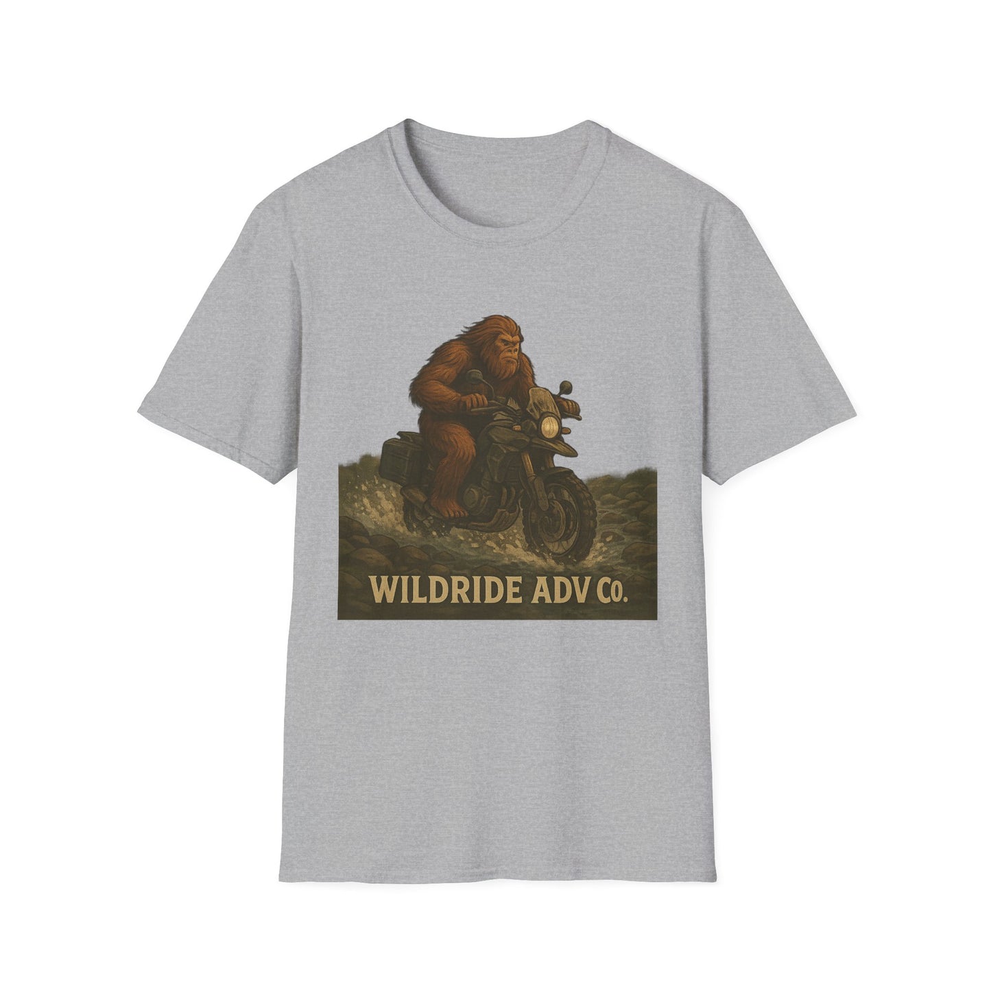 Bigfoot Adventure T-Shirt, Motorcycle