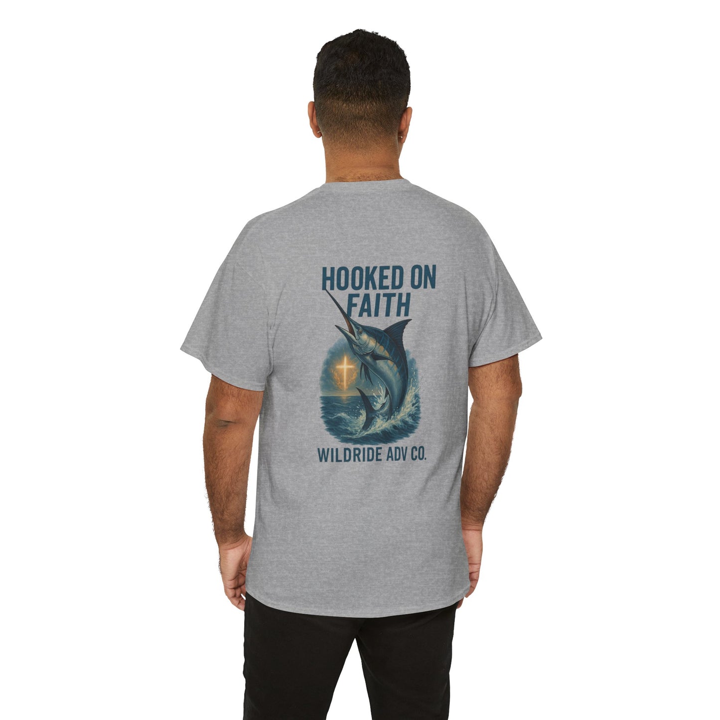 Hooked on Faith Marlin Fishing Tee