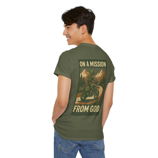 On A Mission From GOD- Faith Inspired Tee