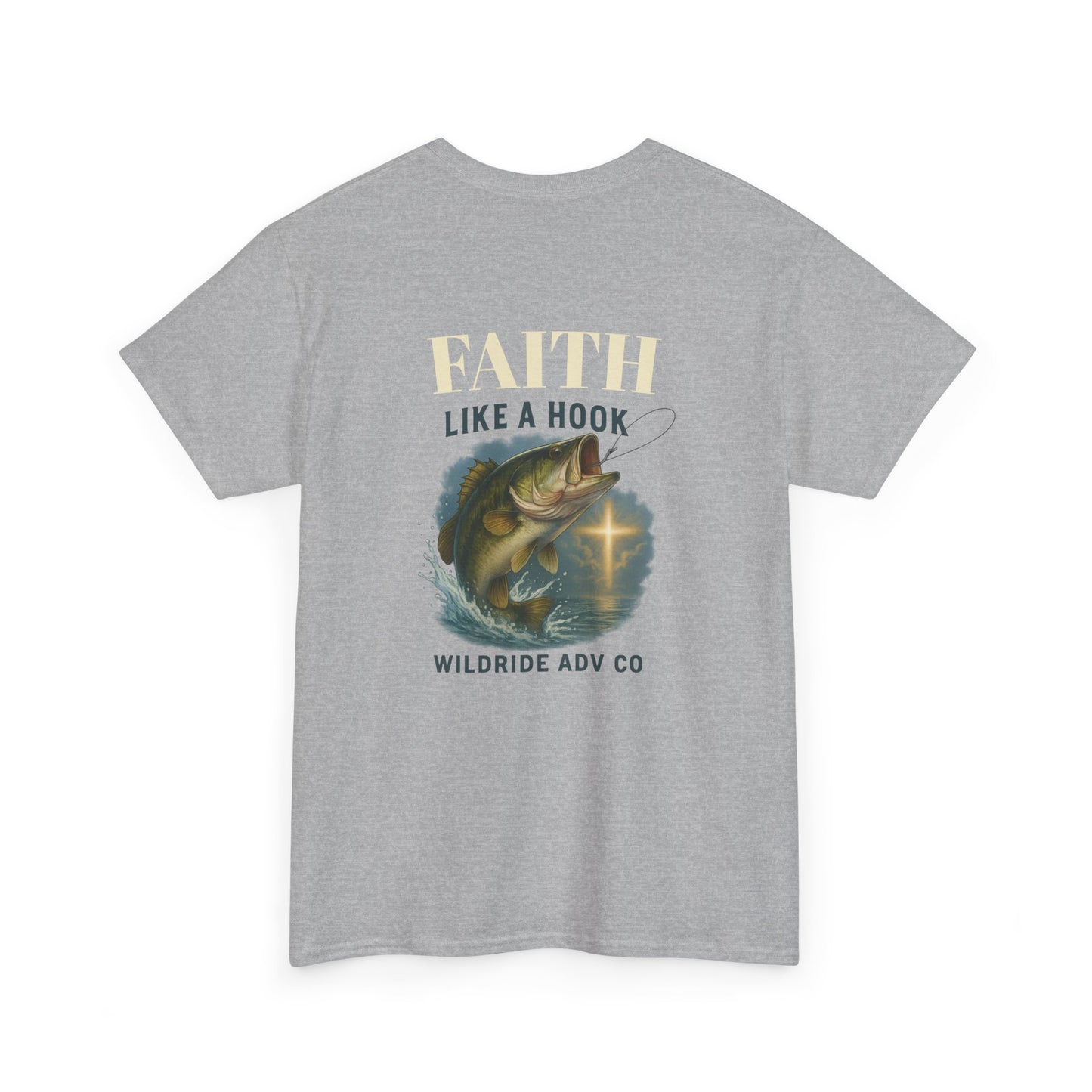 Faith Like a Hook - Bass Fishing Tee,