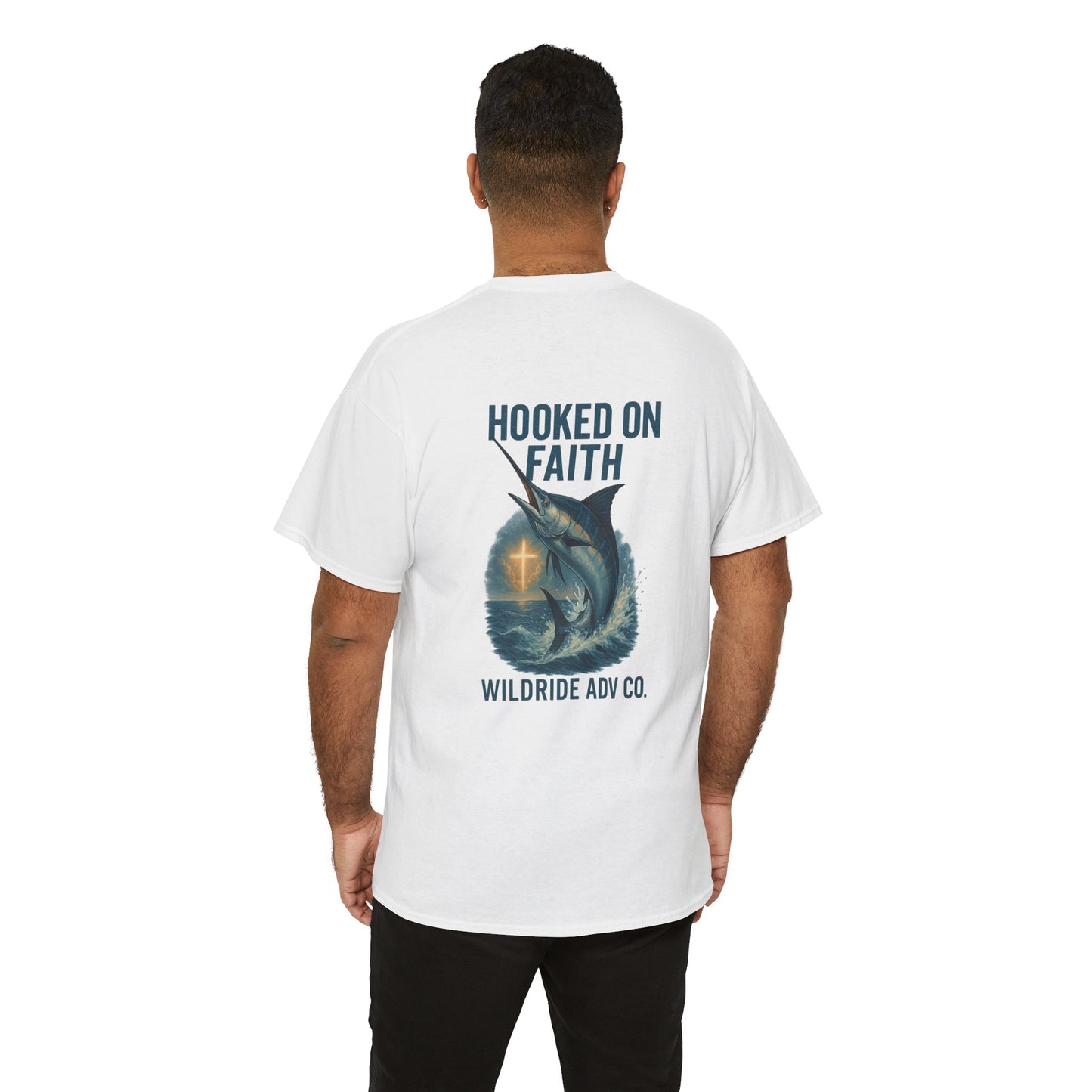 Hooked on Faith Marlin Fishing Tee
