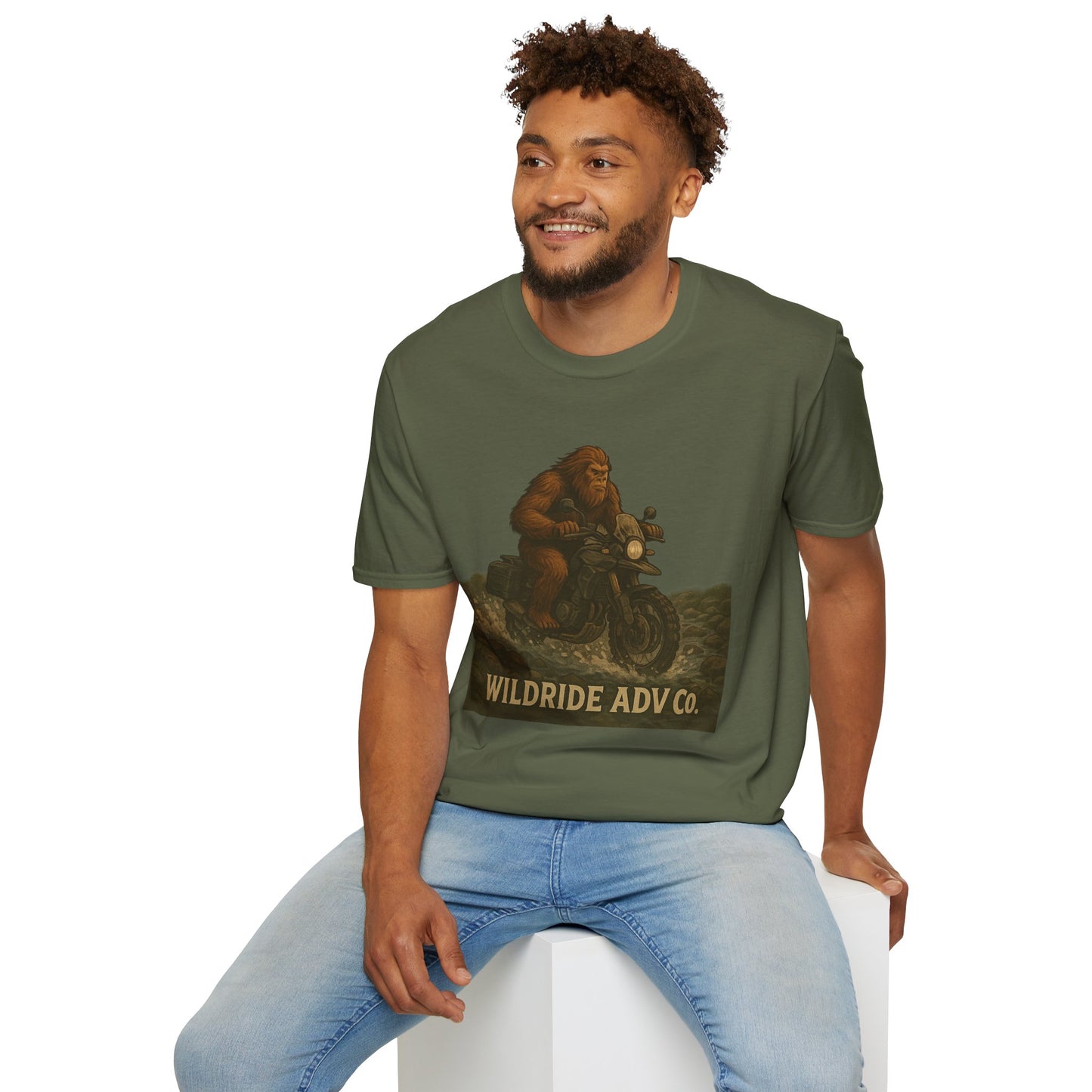 Bigfoot Adventure T-Shirt, Motorcycle