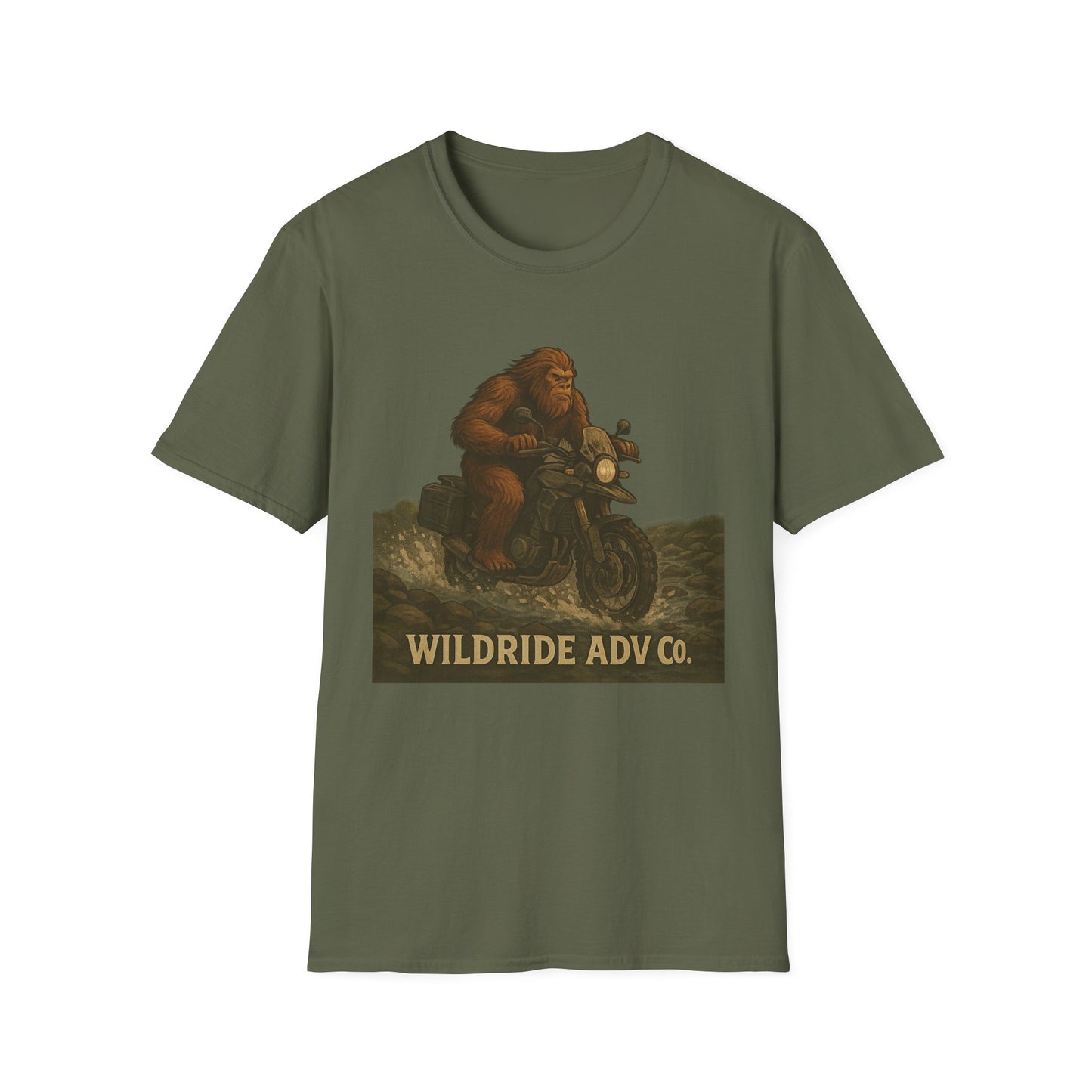 Bigfoot Adventure T-Shirt, Motorcycle