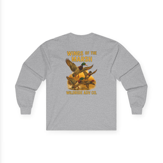 Wings of the Marsh Long Sleeve Tee, Wildlife Adventure Wear